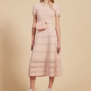 Sandro Pink Midi Dress